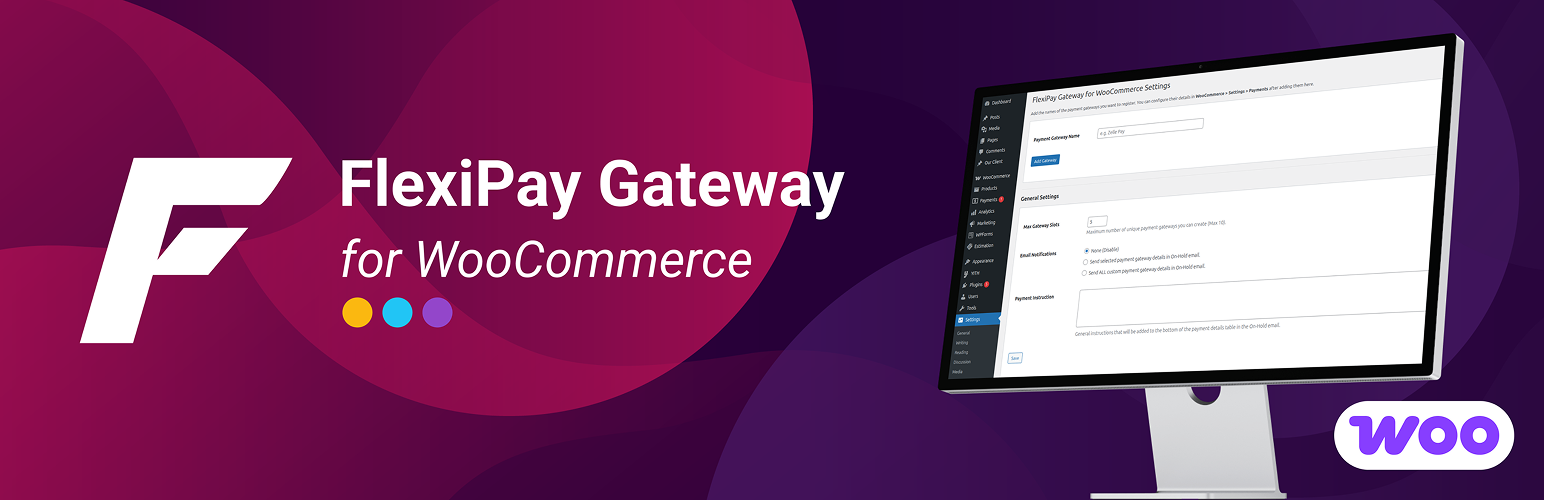 flexipay gateway for woocommerce banner