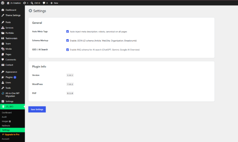 Plugin Info